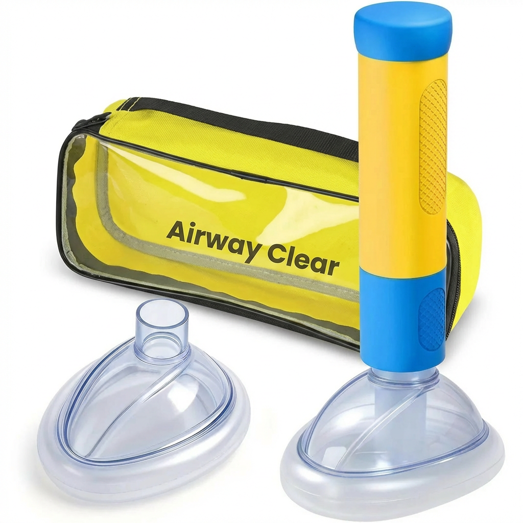 جهاز إنقاذ من الاختناق AirwayClear™ معتمد من إدارة الغذاء والدواء الأمريكية (FDA)